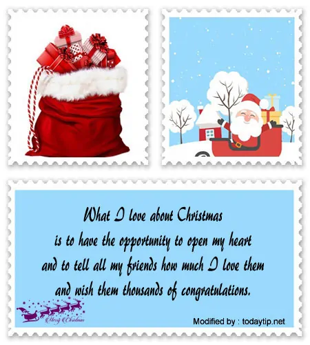 Christmas card messages & wishes