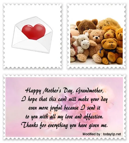 Happy Mother's Day, honey sweet phrases