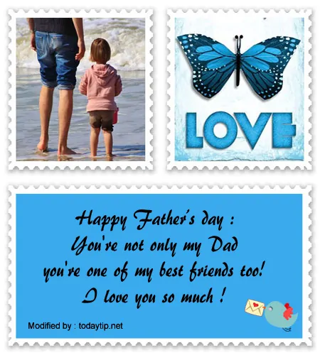 Send Father's Day text by whtaspp.#LoveFathersDayMessages
