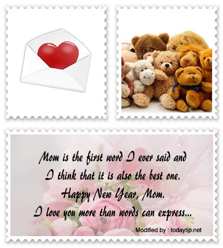 Download new year love wishes for Mom