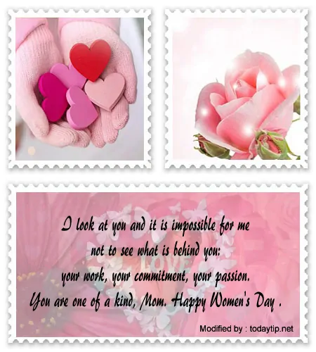 Deep  Women's Day messages to Mom