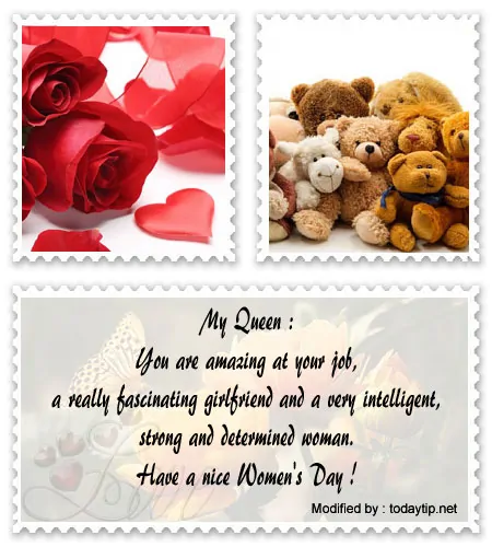 Romantic happy Women's day love messages to make her fall in love