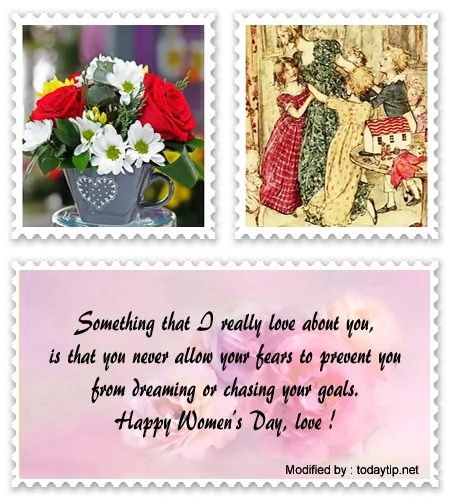 Download love pictures & Women's day messages to send by Whatsapp