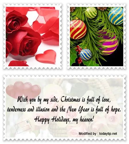Find happy holidays & Merry Christmas Messenger text message