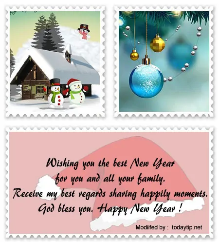  What to write in a new year card