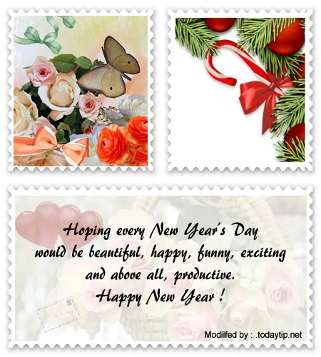 new year card messages & wishes 