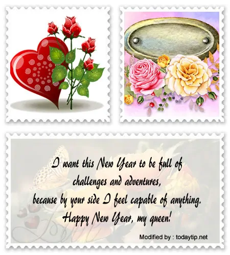 New Year love messages – sweet romantic wishes,Wishing you a Happy new year darling Messenger messages, new year sweetness love messages.#NewYearRomanticWishes,#RomanticNewYearPhrases,#RomanticNewYearCards
