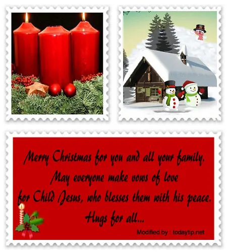 Christmas card messages & wishes 