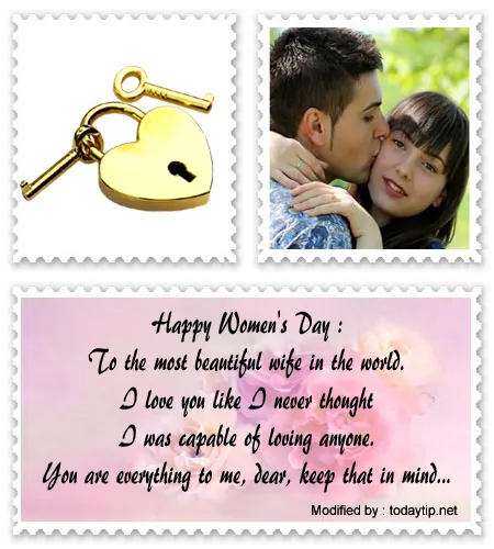 Pure happy Women's day wishes with love & romantic Women's day quotes