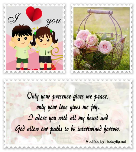 Find I will adore you forever sweet mobile messages