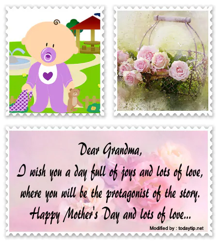 Happy Mother's Day messages for WhatsApp.#MothersDayMessagesForGrandma,#MothersDayQuotesForGrandma,#MothersDayGreetingsForGrandma,#MothersDayWishesForGrandma