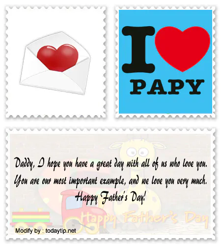 Download Father's Day love messages for Dad.#HappyFathersDayDaddy