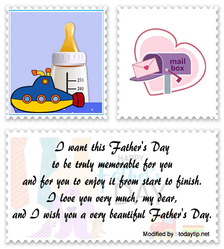 Sweet Father's Day messages for Husband.#FathersDayQuotesForDad