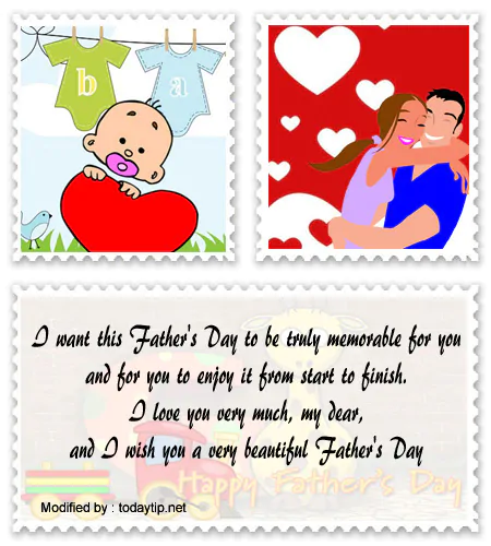 Best Father's Day wordings for Husband.#RomanticFathersDayMessages