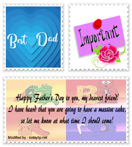 Best Father's Day greetings for friends.#HappyFathersDayWishes
