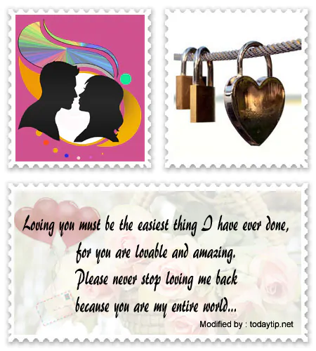 You are the only one I want love messages.#RomanticLovePhrases