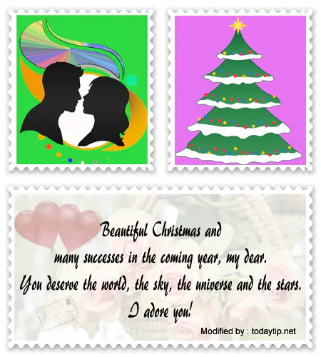 Find romantic messages for Her at Christmas.#MerryChristmasLovePhrases