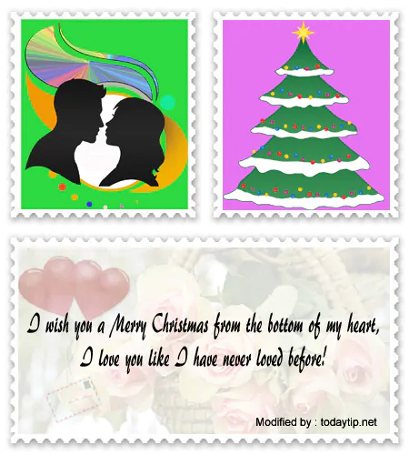 Wishing you a Merry Christmas darling Whatsapp messages.#RomanticChristmasWishes