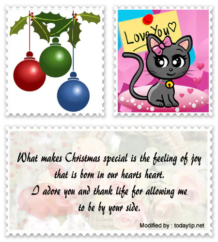 Find original Merry Christmas text for WhatsApp.#RomanticChristmasWishes