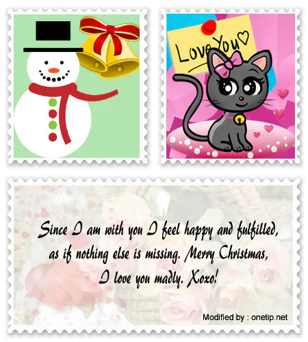 Merry Christmas greeting cards for Facebook.#ChristmasWishesForGF