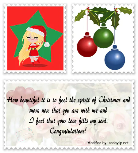 Merry Christmas greeting cards for Facebook.#RomanticChristmasWishes