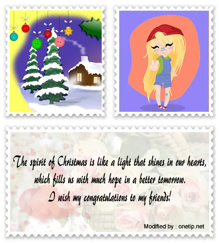 Find Christmas messages wishing you happiness and joy.#MerryChristmasQuotesForFriends