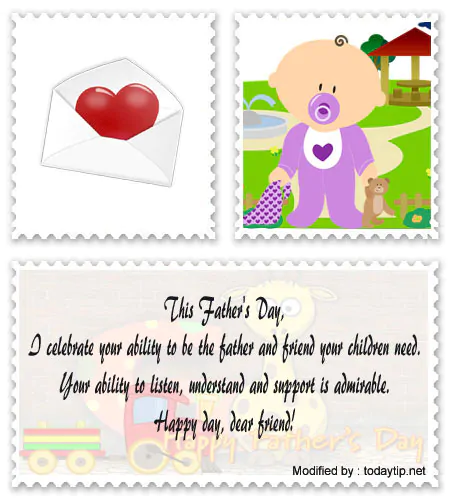 Send Father's Day love texts by messenger.#FathersDayLetters