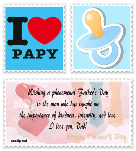 Get cute cards with images for Father's Day.#FathersDayWishesForDad